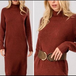 Comfy soft sweater dress